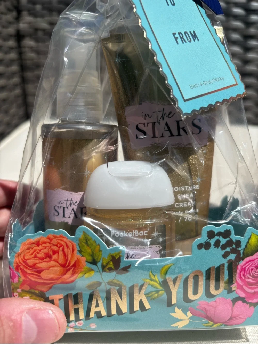 Bath & Body Works Mini Gift Set Duo with Pink and Teal Accents